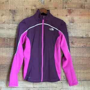 North Face Jacket Full Zip Windstopper Flight Series Purple Sporty Women's S
